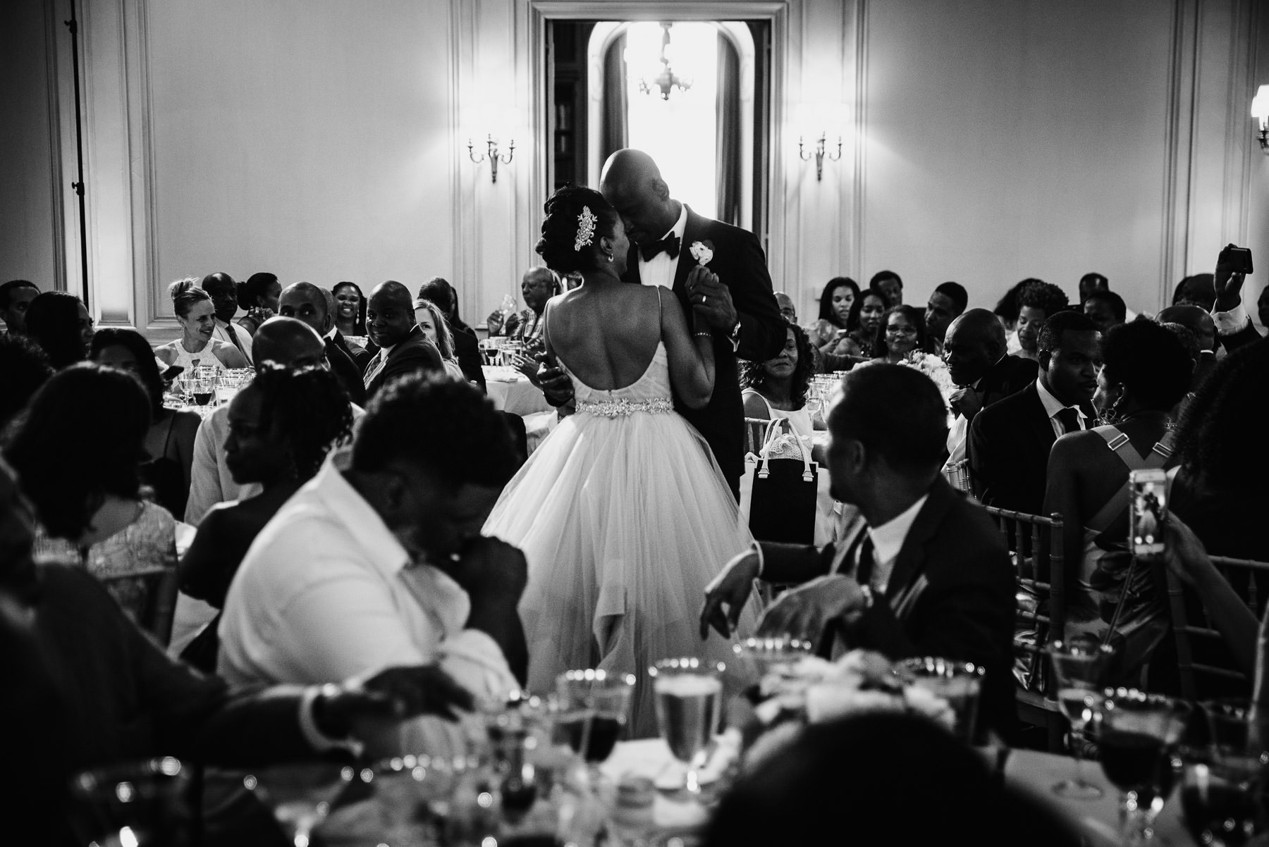 Couple dancing at night Meridian House Washington, DC