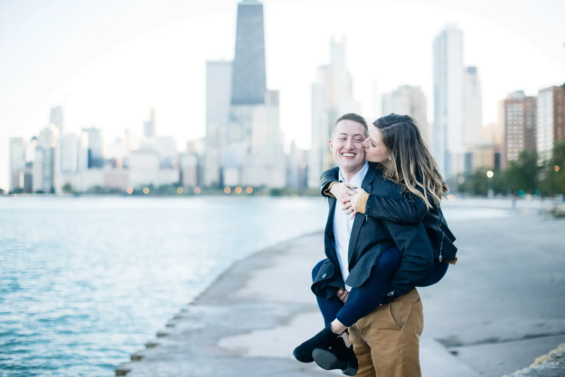 Kelly+Mark’s Fall Engagement Session in Chicago